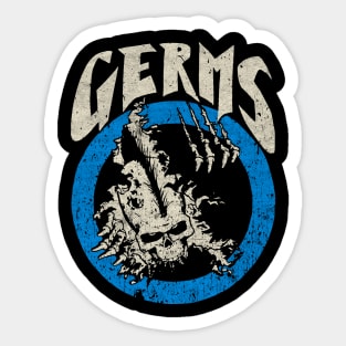 Germs (GI) Skull Ripper 1979 Vintage Sticker
